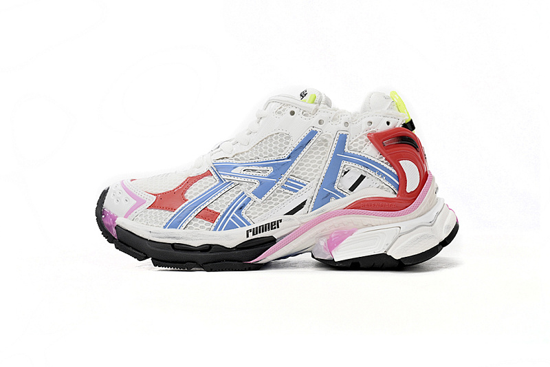  Balenciaga Runner White Blue Red W3RB6 9645