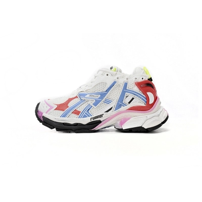  Balenciaga Runner White Blue Red W3RB6 9645 01