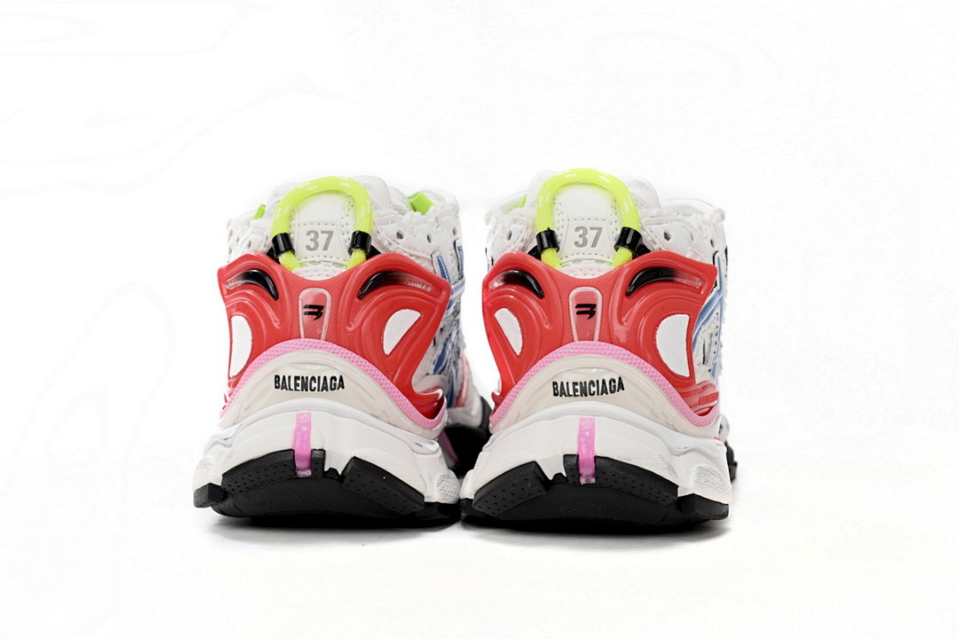  Balenciaga Runner White Blue Red W3RB6 9645