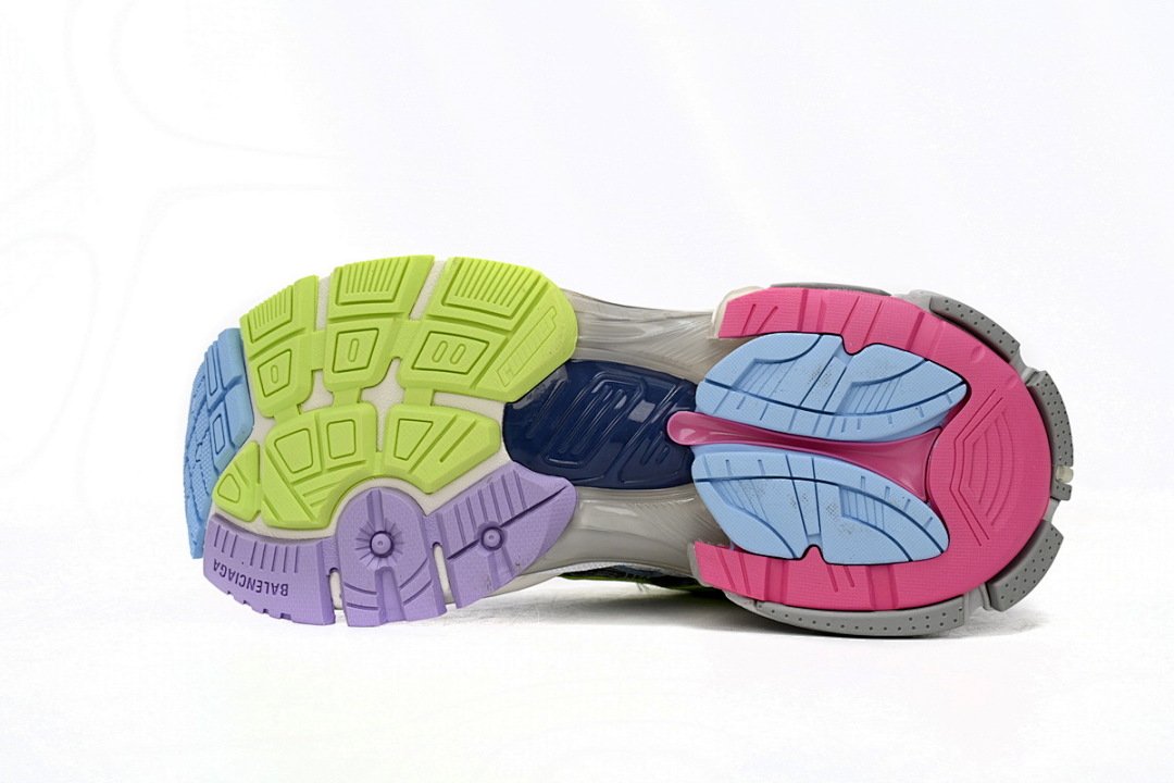  Balenciaga Runner White Yellow Purple W3RH5 0308