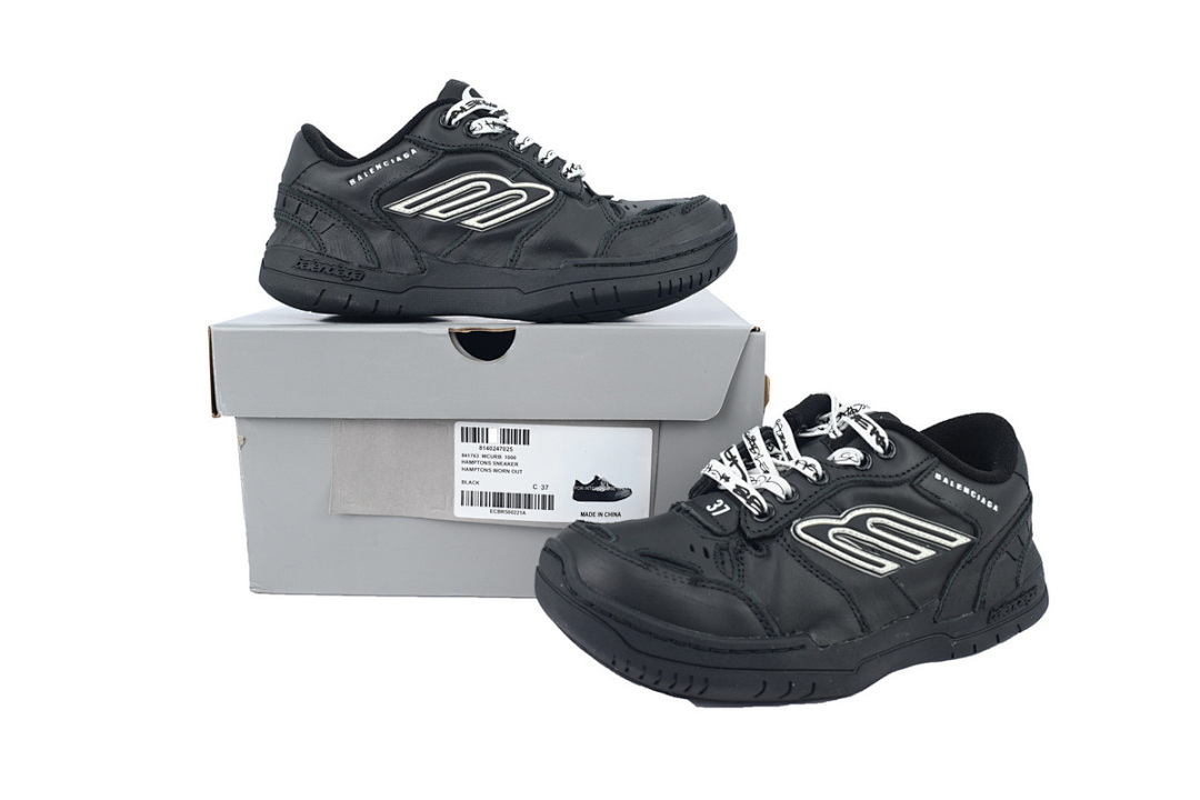  Balenciaga HAMPTONS WORN OUT Black WCURB 1000