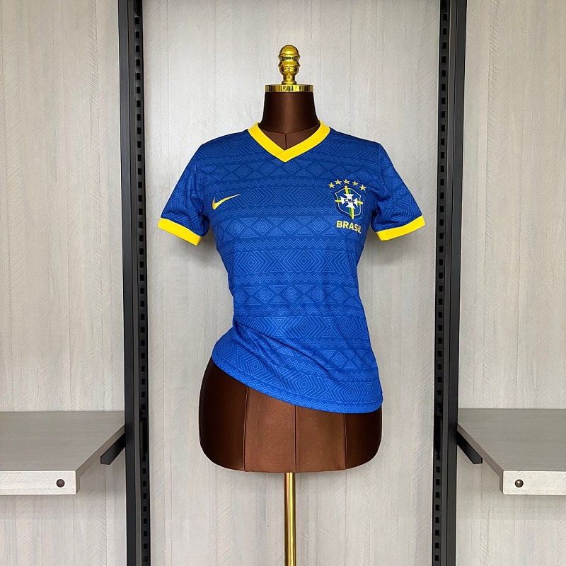 Women's 2026 Brazil Blue Jersey S-XXL