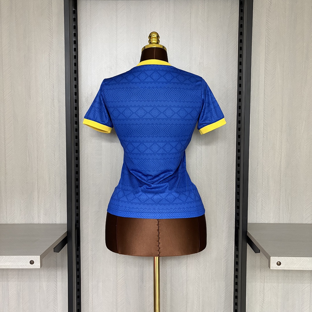 Women's 2026 Brazil Blue Jersey S-XXL