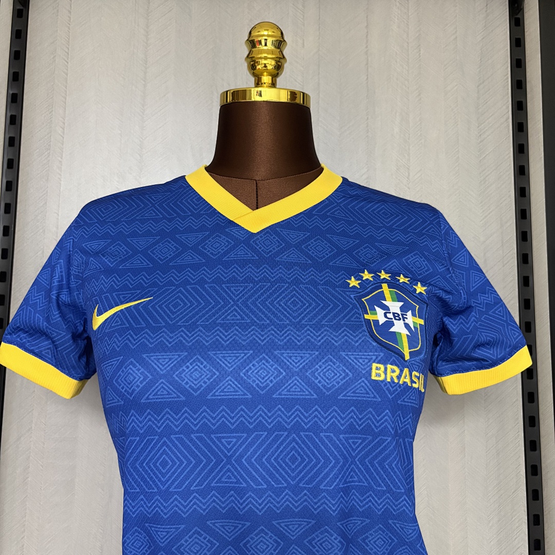 Women's 2026 Brazil Blue Jersey S-XXL