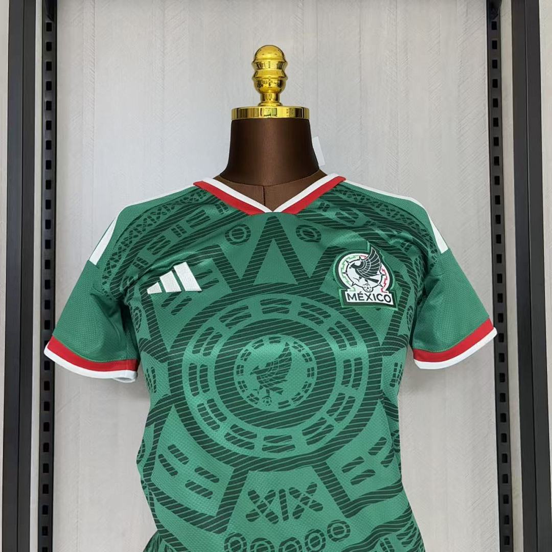 Women's 2026 Mexico Home Jersey Women's Size