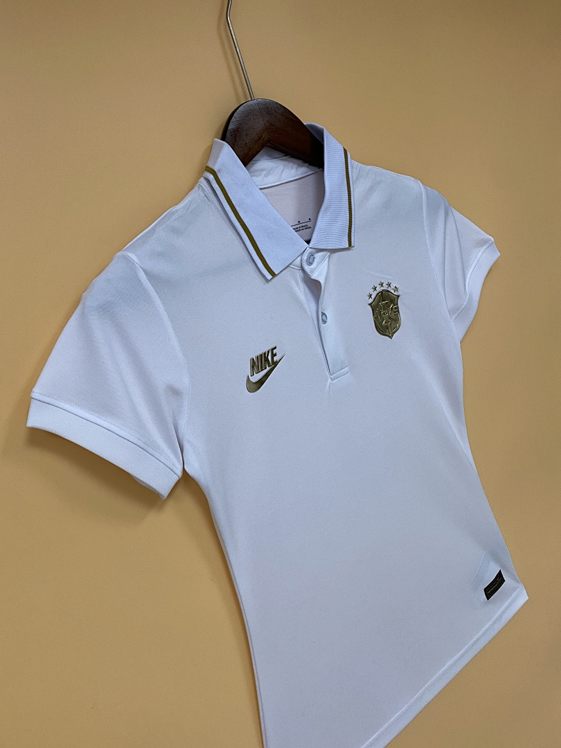 Women's Polo Brazilian White S-XXL