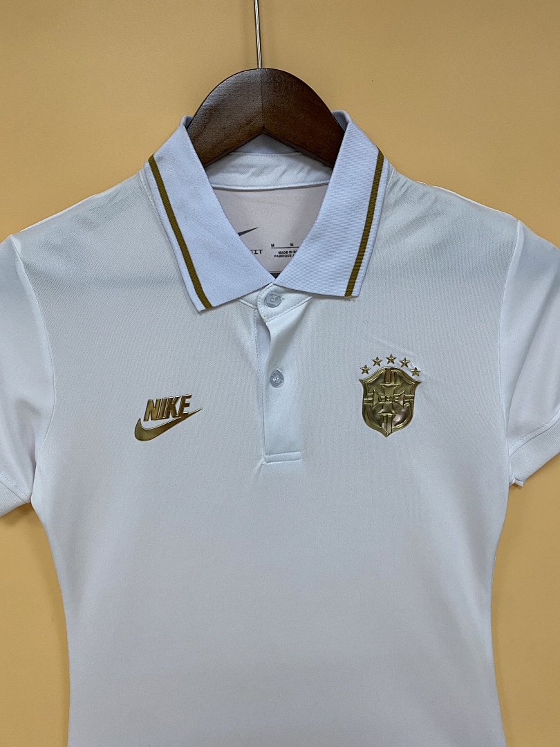 Women's Polo Brazilian White S-XXL
