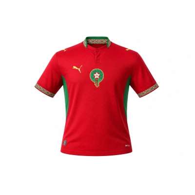 2026 Morocco Home Jersey Men's Size 01