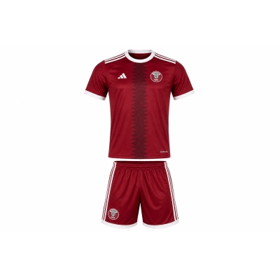 Kids 2026 Qatar Home Jersey sizes Men's Size 01
