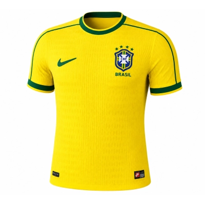 Player Edition Retro 1998 Brazil Home Jersey S–XXL 01