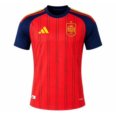 Player version 2026 Spain Home Jersey Men's Size 01