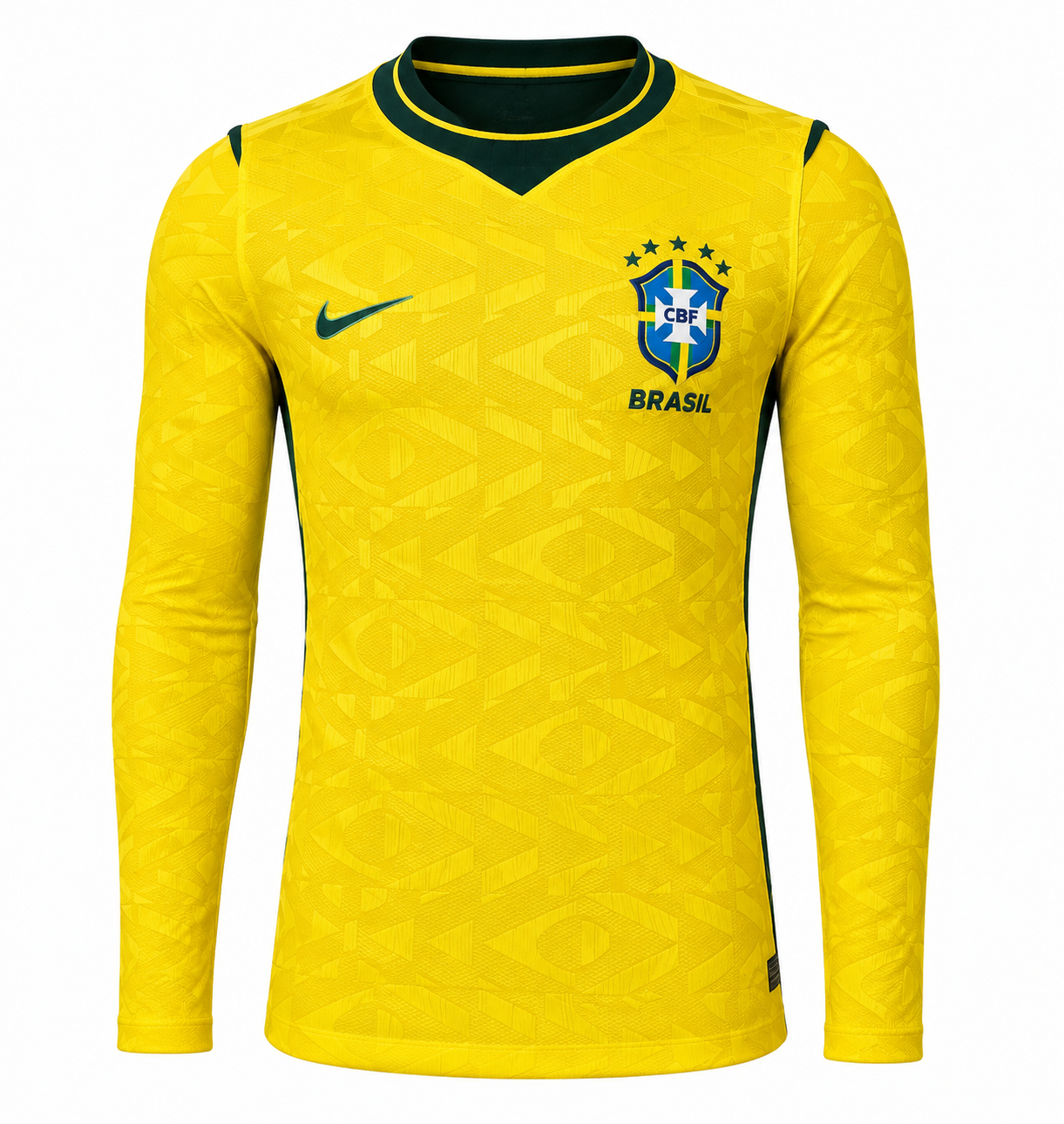 Player version long-sleeved 2026 Brazil concept version yellow jersey S-XXXXL