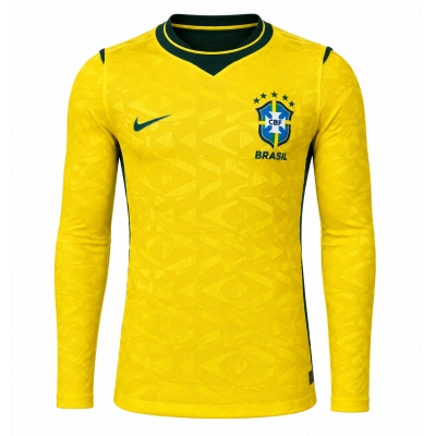 Player version long-sleeved 2026 Brazil concept version yellow jersey S-XXXXL 01