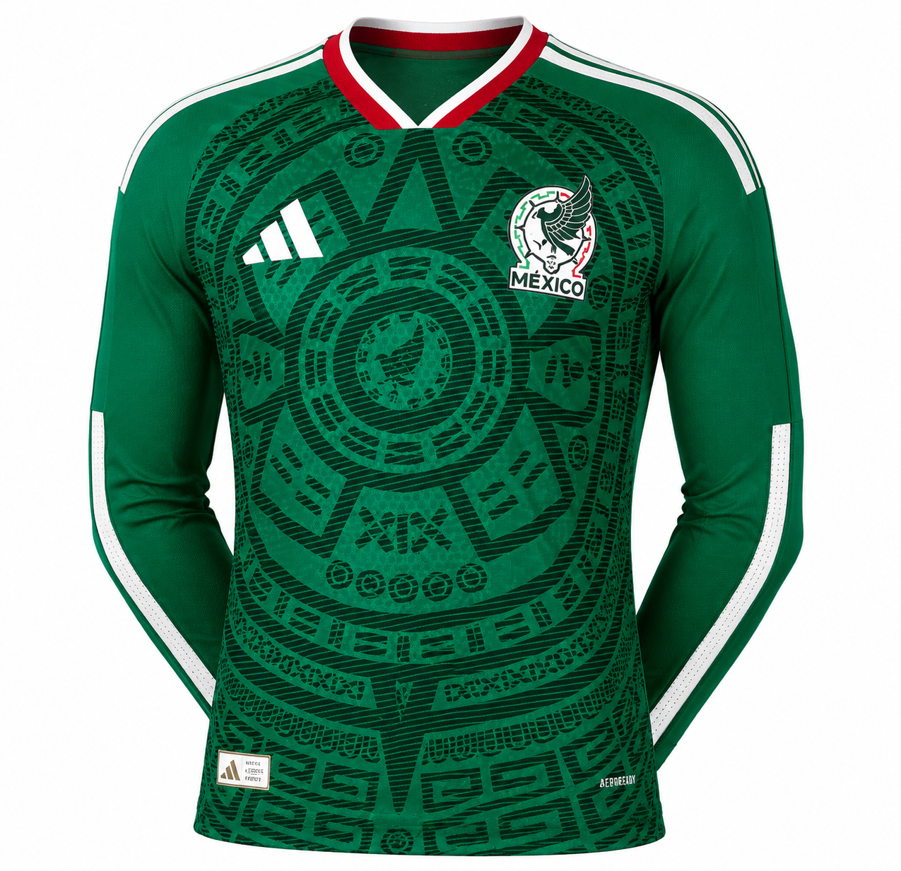 Player version long-sleeved 2026 Mexico home jersey Men's Size