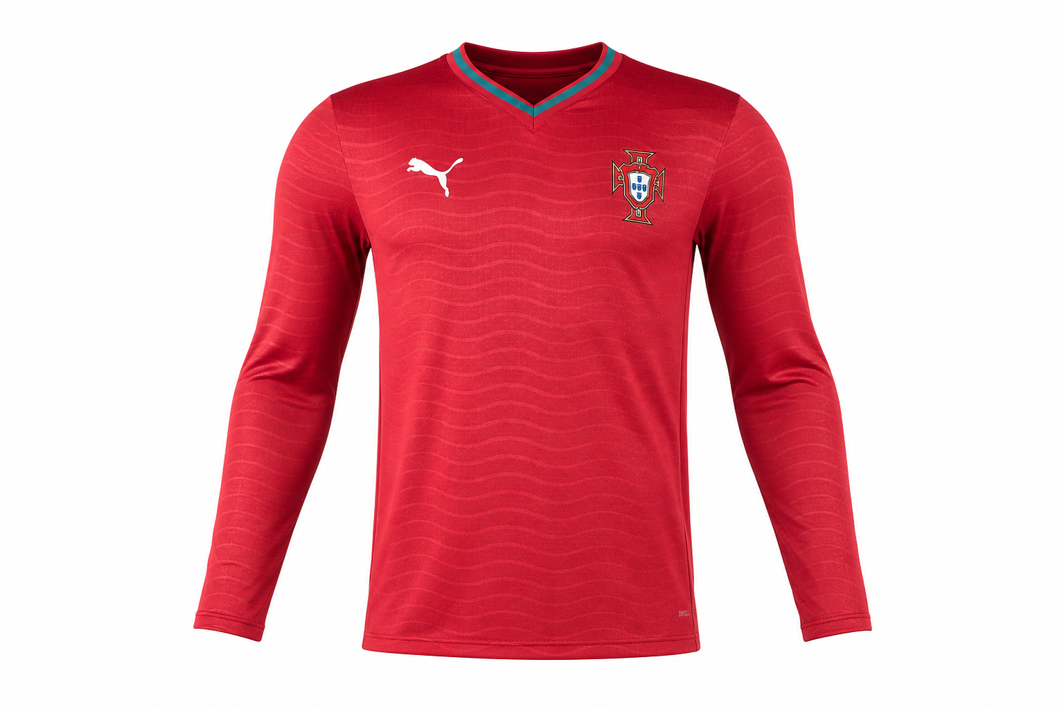 Player version long-sleeved 2026 Portugal home jersey Men's Size
