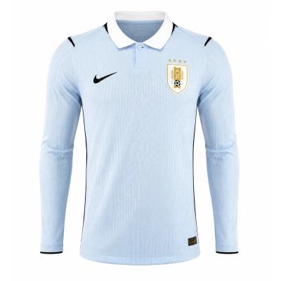 Player version long-sleeved 2026 Uruguay home jersey Men's Size 01