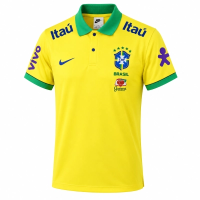 POLO 22_23 Brazil yellow pre-match training S-XXL 01