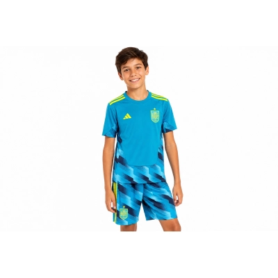 Kids 2026 Spain goalkeeper Jersey Children's Size 01