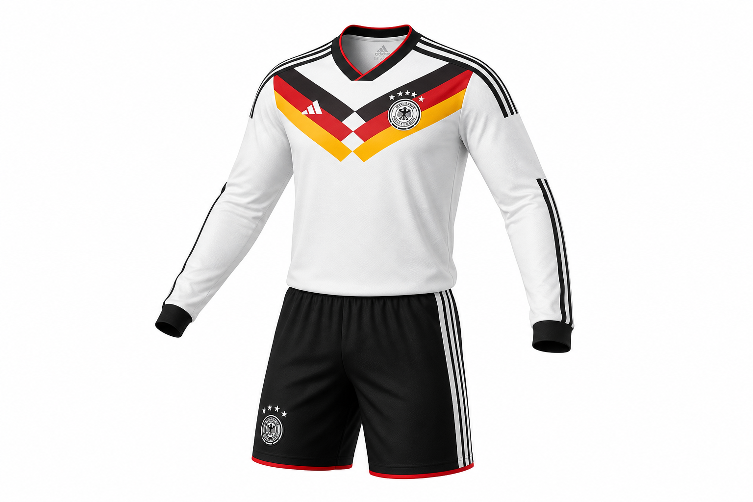 Kids long-sleeved 2026 Germany home jersey, sizes 16-28