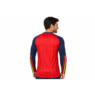 Player version long-sleeved 2026 Spain home jersey Men's Size 02