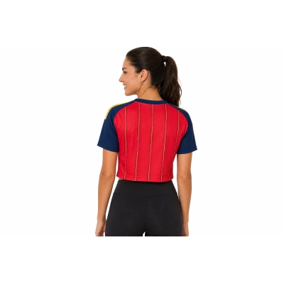 Short 2026 Spain Home Jersey Women's Size 02
