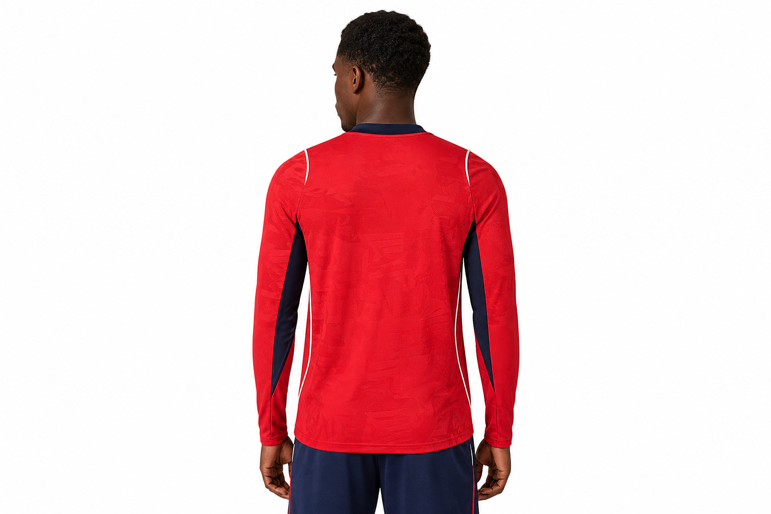 Camiseta de visitante de Inglaterra de manga larga, versión para jugadores, 2026, tallas para hombre de la S a la XXXXL