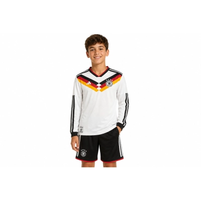 Kids long-sleeved 2026 Germany home jersey, sizes 16-28 Children's Size 01