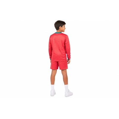 Kids long-sleeved 2026 Portugal home jersey, Men's Size 02