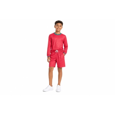 Kids long-sleeved 2026 Portugal home jersey, Men's Size 01