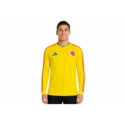 Player version long-sleeved 2026 Colombia home jersey S-XXXXL Men's Size 01