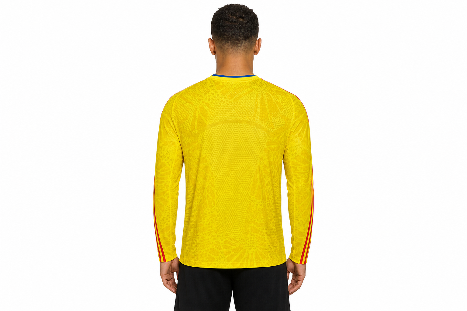 Camiseta de local de Colombia 2026 de manga larga, versión para jugador, tallas para hombre de la S a la XXXXL