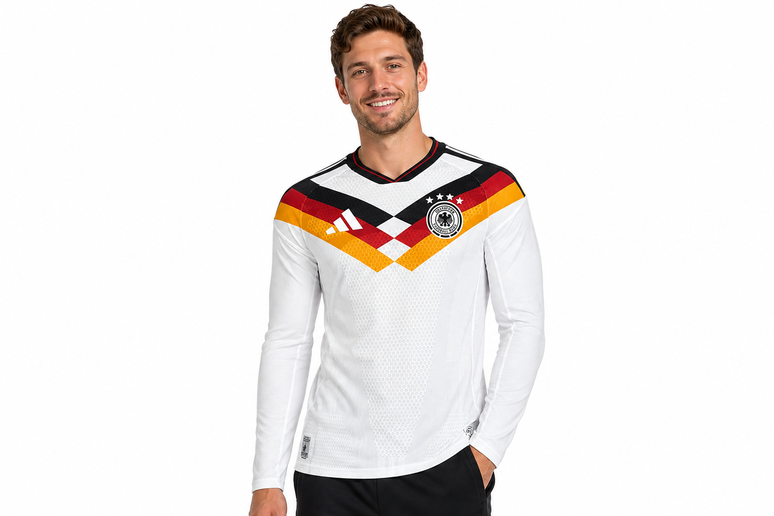 Player version long-sleeved 2026 Germany home jersey S-XXXXL Men's Size