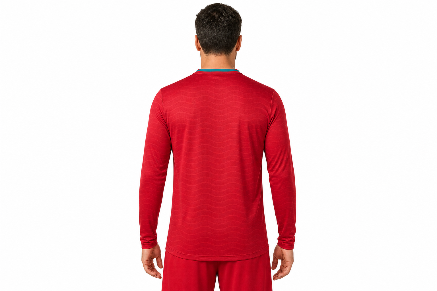 Camiseta de local de Portugal 2026 de manga larga, versión para jugador. Talla para hombre