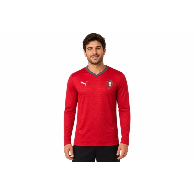 Player version long-sleeved 2026 Portugal home jersey Men's Size 01