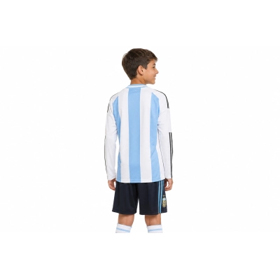 Kids long-sleeved 2026 Argentina home jersey, sizes 16-28 Children's Size 02