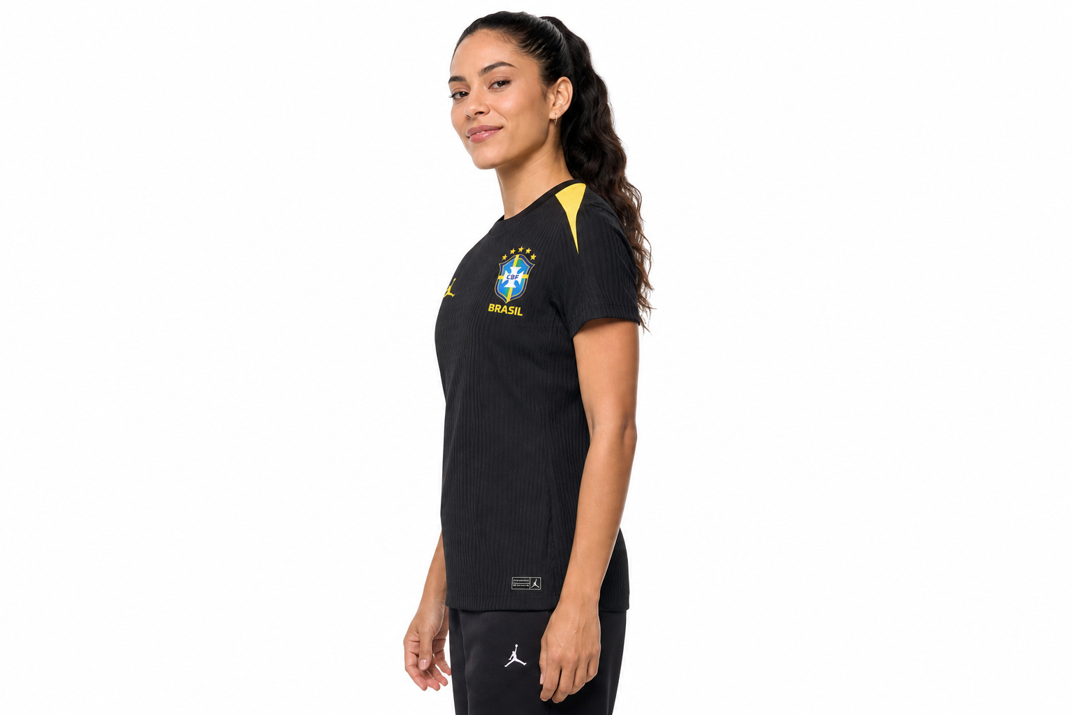 Player Version 2026 Brazil Training Kit Black Jersey S-XXL Men's Size