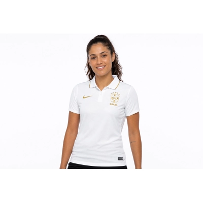 Polo Brazil White S-XXL Men's Size 01