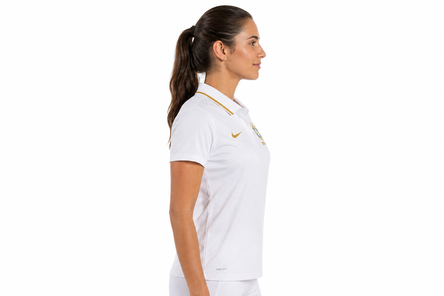 Polo Brazil White S-XXL Men's Size