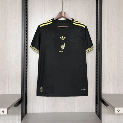2025/26 Mexico Commemorative Edition Black Jersey S-XXXXL 01