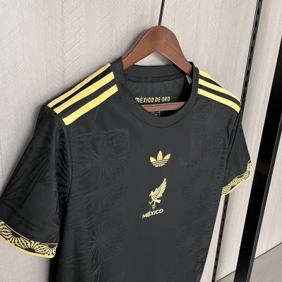 2025/26 Mexico Commemorative Edition Black Jersey S-XXXXL 02