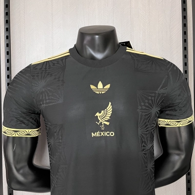 Player Edition 2025/26 Mexico Commemorative Edition Black Jersey S-XXXXL 02