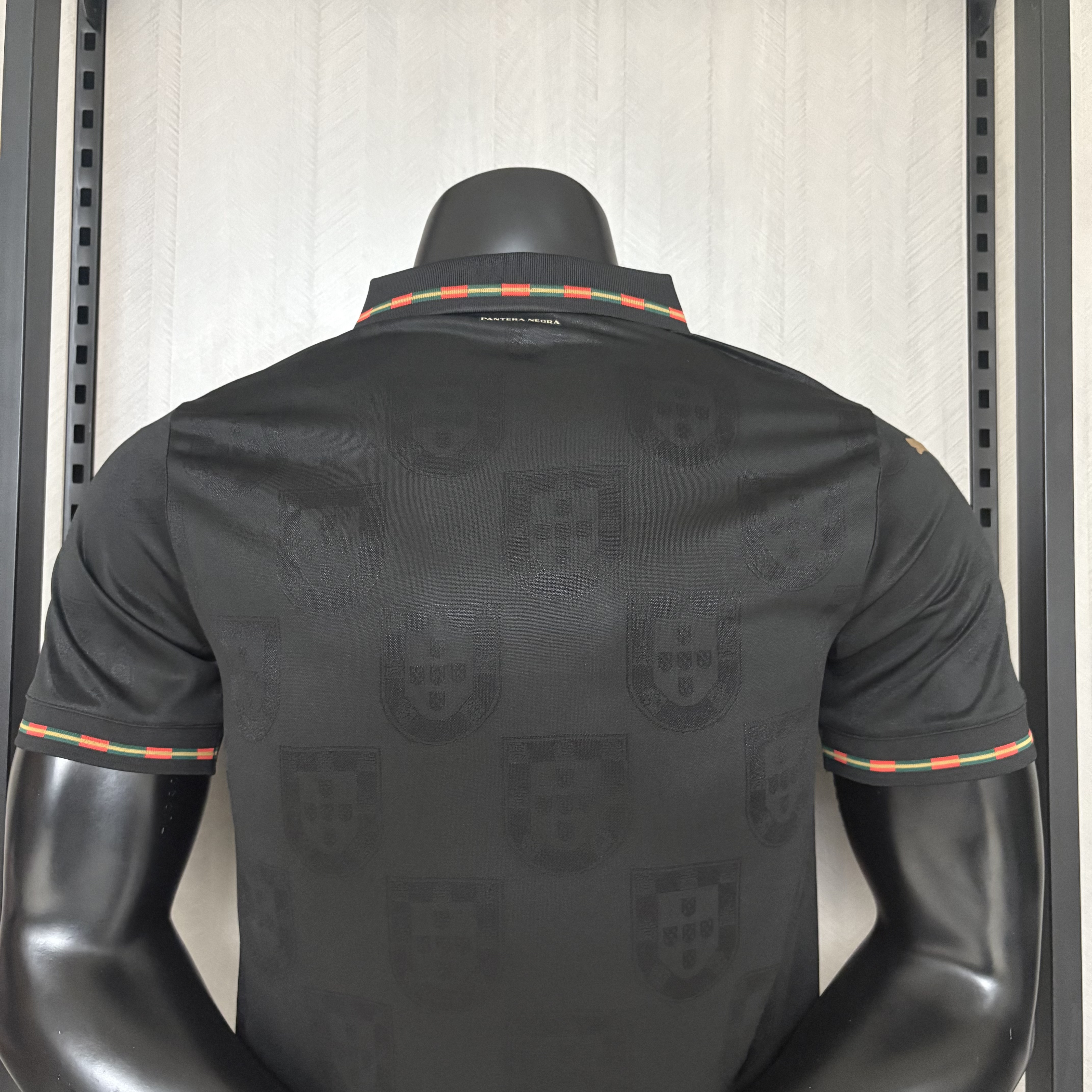 Camiseta negra de la selección de Portugal, edición para jugadores 2026