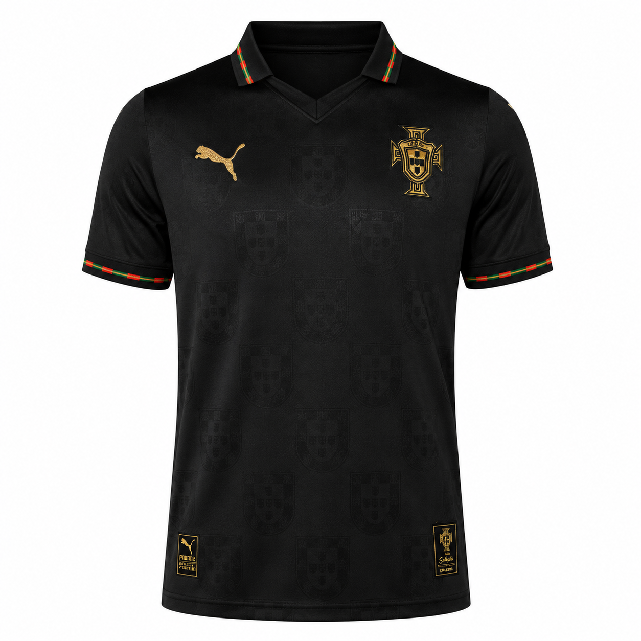 Camiseta negra de la selección de Portugal, edición para jugadores 2026