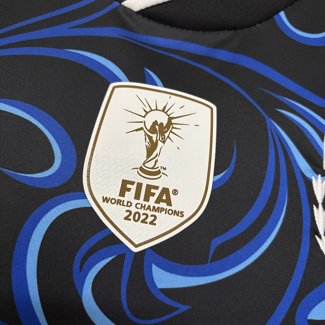 2026 World Cup Argentina Home Jersey White Sky Blue Gold