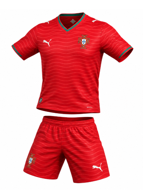 2026 World Cup Kids Portugal home jersey sizes Childrens Size