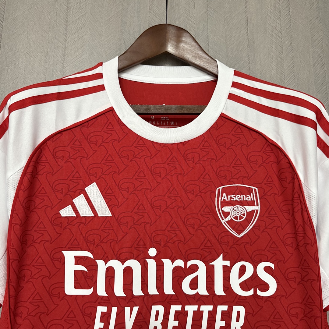 2025_26 Arsenal Home Jersey S-XXXXL
