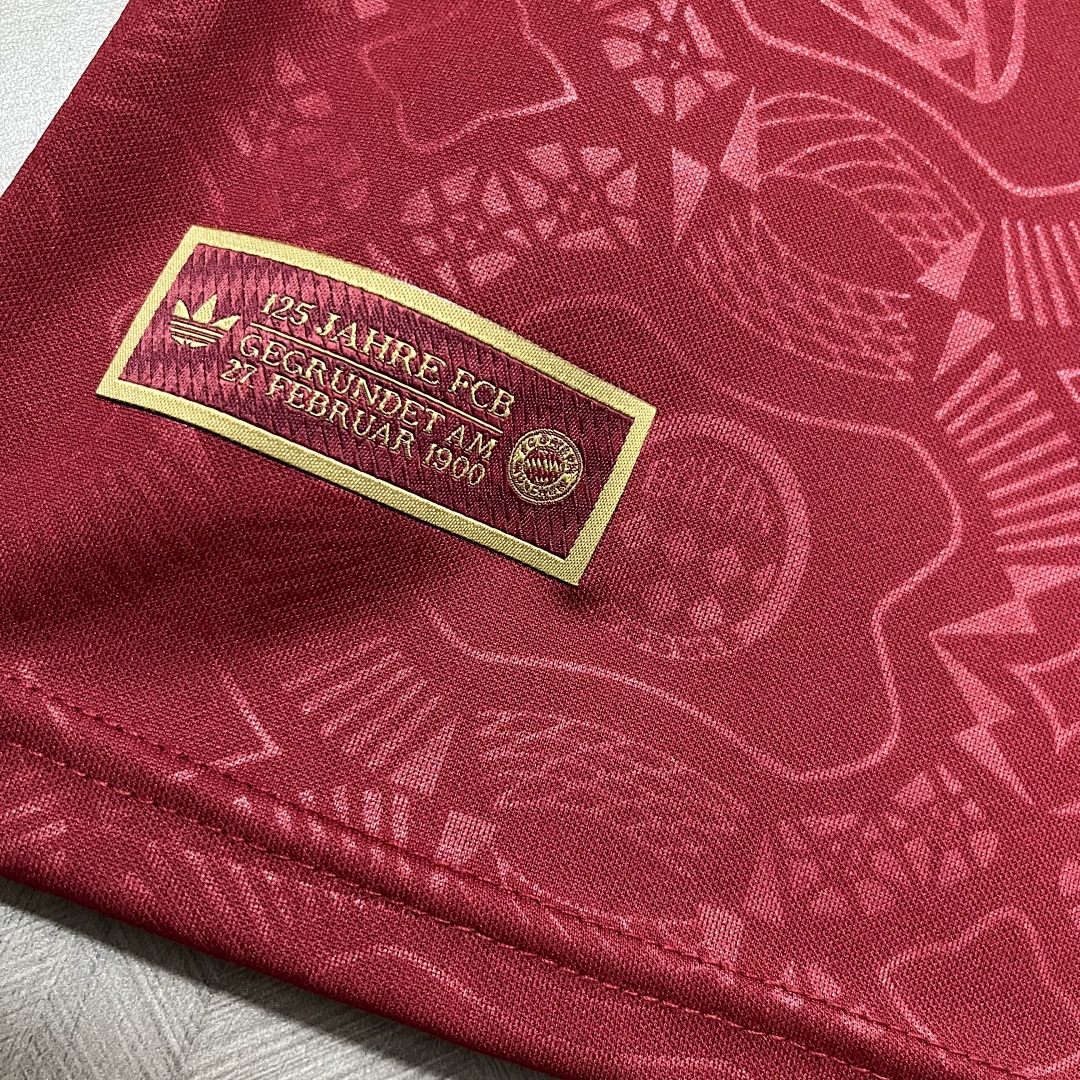 2025_26 FC Bayern 125th Anniversary Red Jersey S-XXXXL