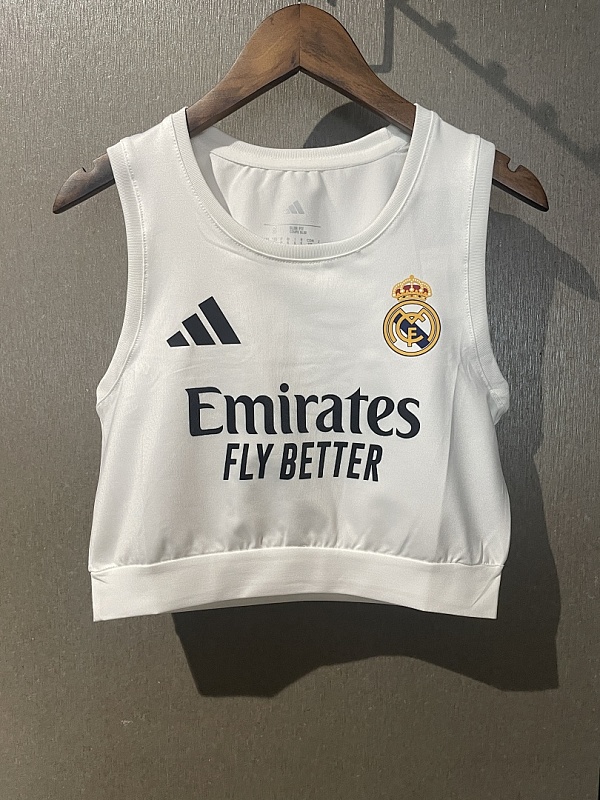 2025_26 Real Madrid Women's Football Yoga Vest S-XL