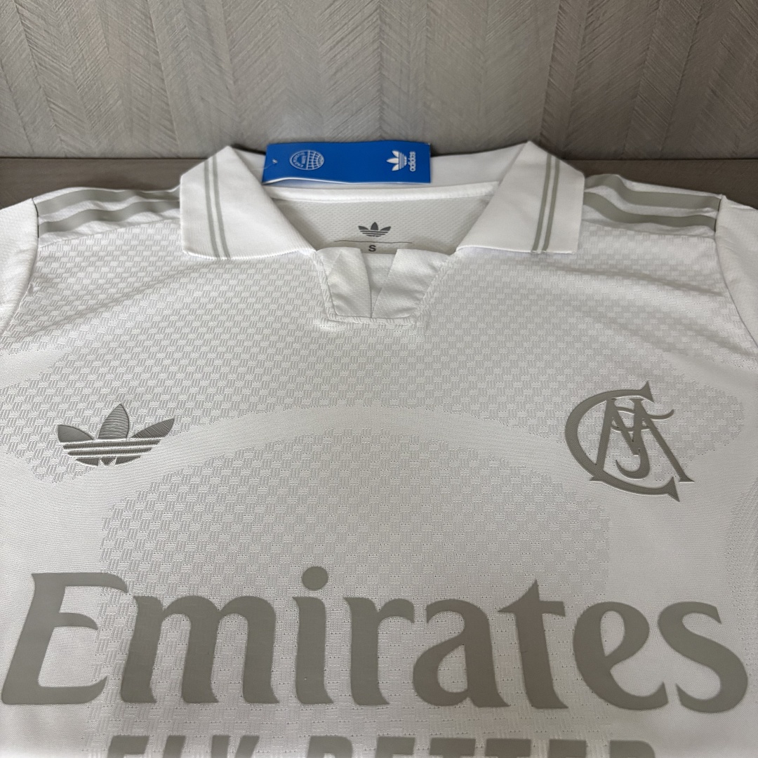 2026_27 Player Edition Real Madrid 125th Anniversary White Jersey S-XXL