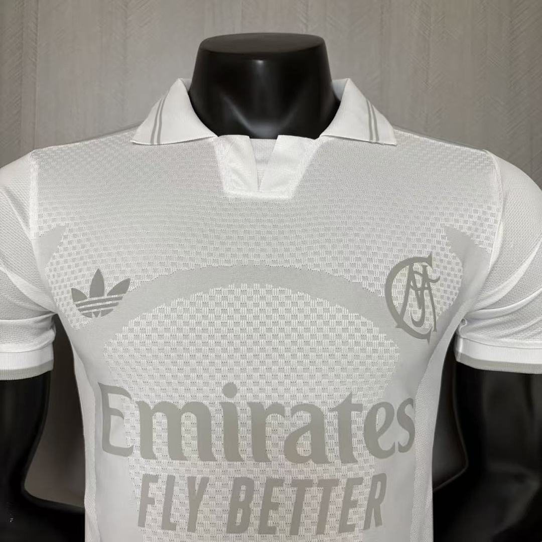 2026_27 Player Edition Real Madrid 125th Anniversary White Jersey S-XXL